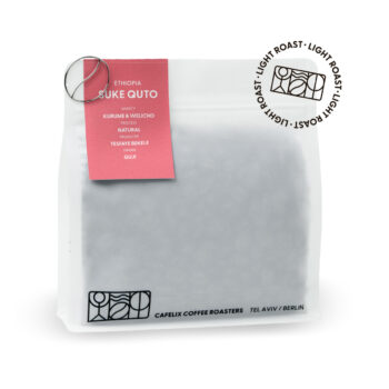 ethiopia welicho kurume natural light roast cafelix coffee